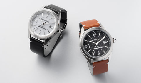 Matte works solution-01 solar watch leather strap